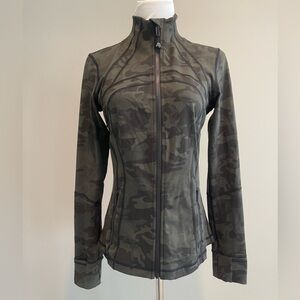 Lululemon Define Jacket Olive Camouflage Size 8 New